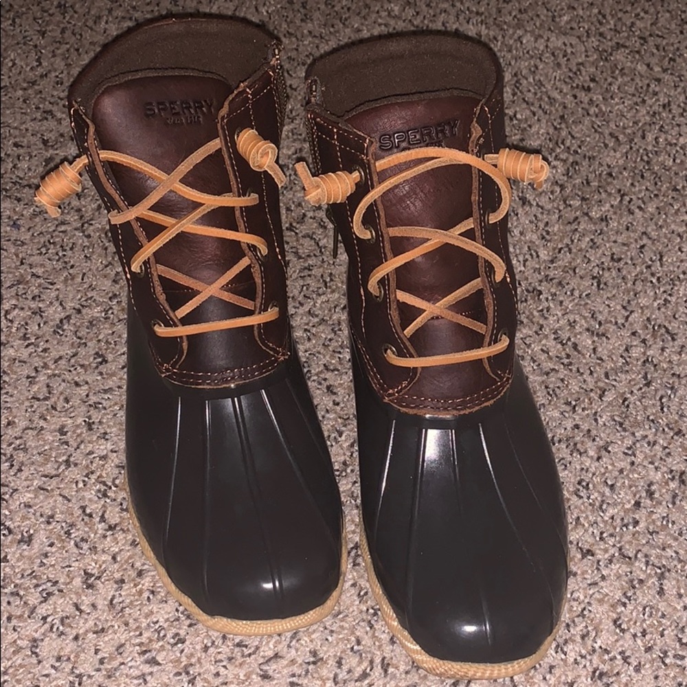 Sperry duck boots!